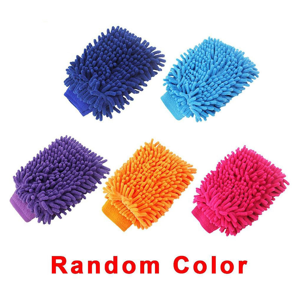 1pcs Car Wash Gloves Washing Wiper Car Cleaning Towel Auto Dust Washer Mitt Micr