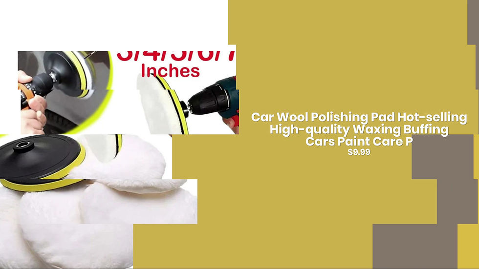 Thumbnail: Car Wool Polishing Pad Hot-selling High-quality Waxing Buffing Cars Paint Care P