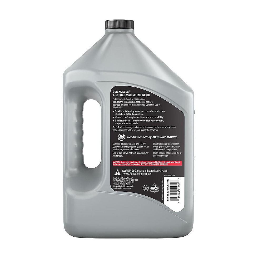 Thumbnail: Quicksilver 25W-40 Marine Engine Oil, 1 Gallon