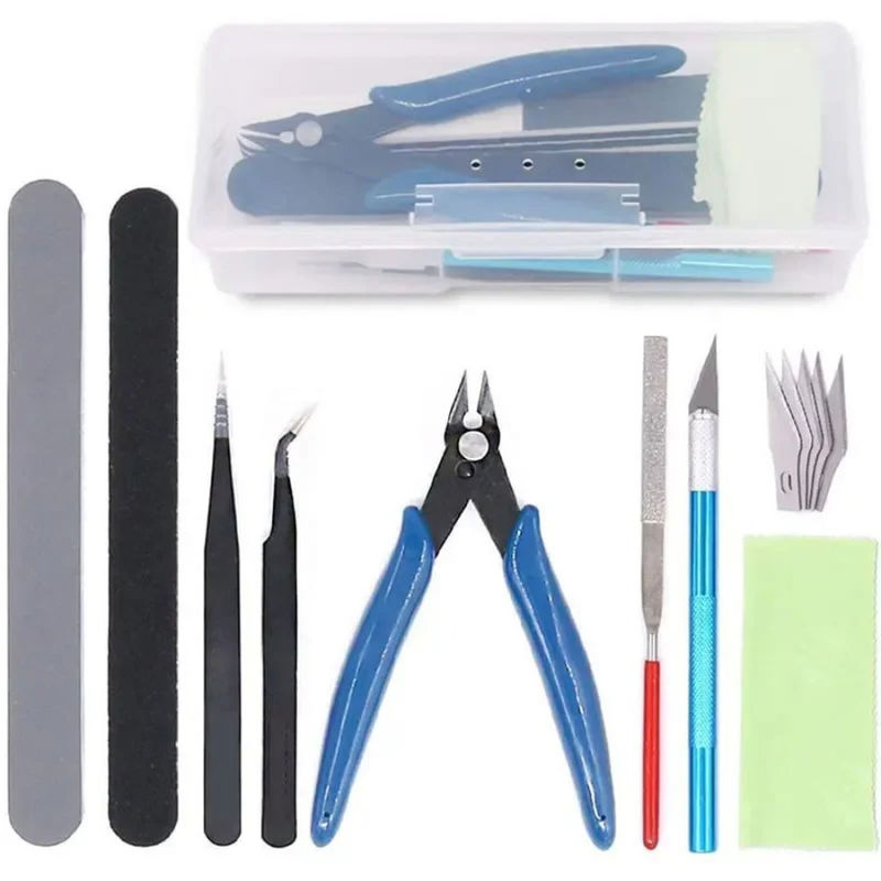 Model Basic Tools Craft DIY Model Car Hobby Building Repairing Assembly Tool Beg