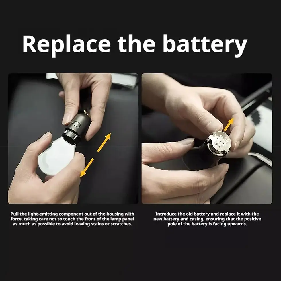 Thumbnail: Retro Small Bulb LED Car Hanging Ornament Interior Ambient Lighting 2 Light Mode