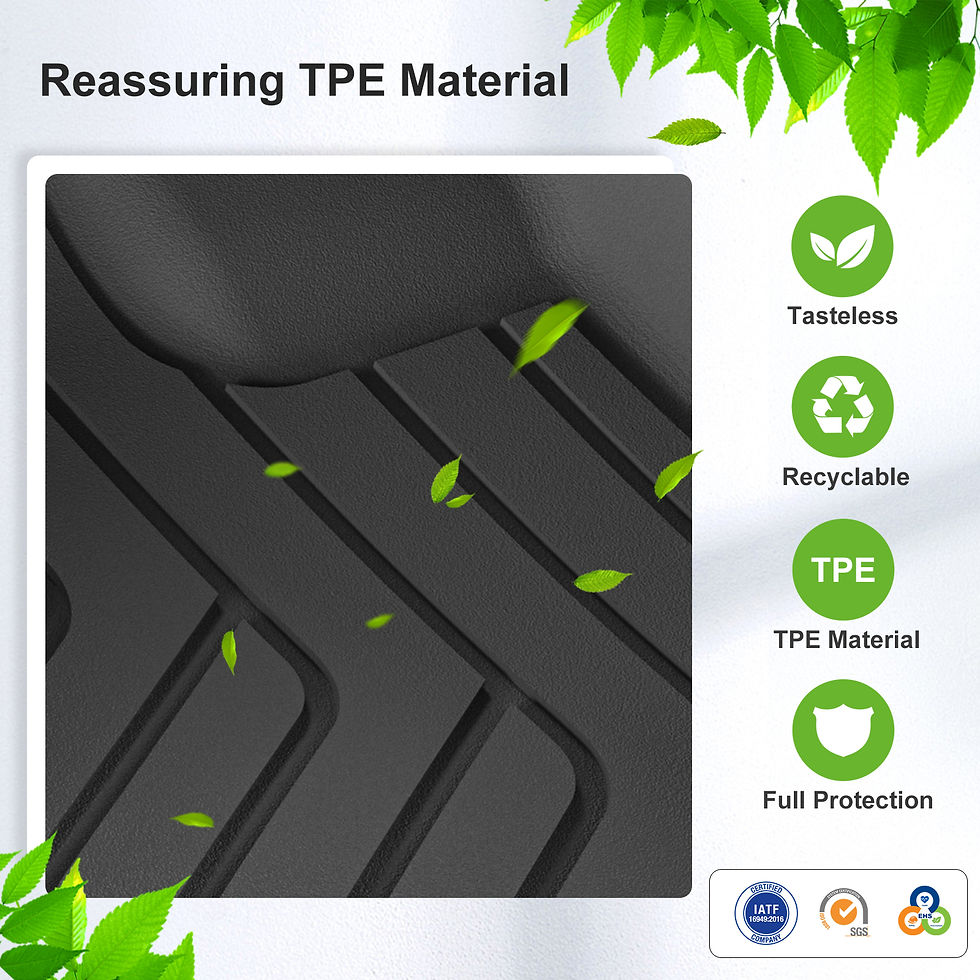 Thumbnail: Left Drive for Polestar 4 LHD 2024-2026 Car Floor Mats Cargo Liner Trunk Pad TPE