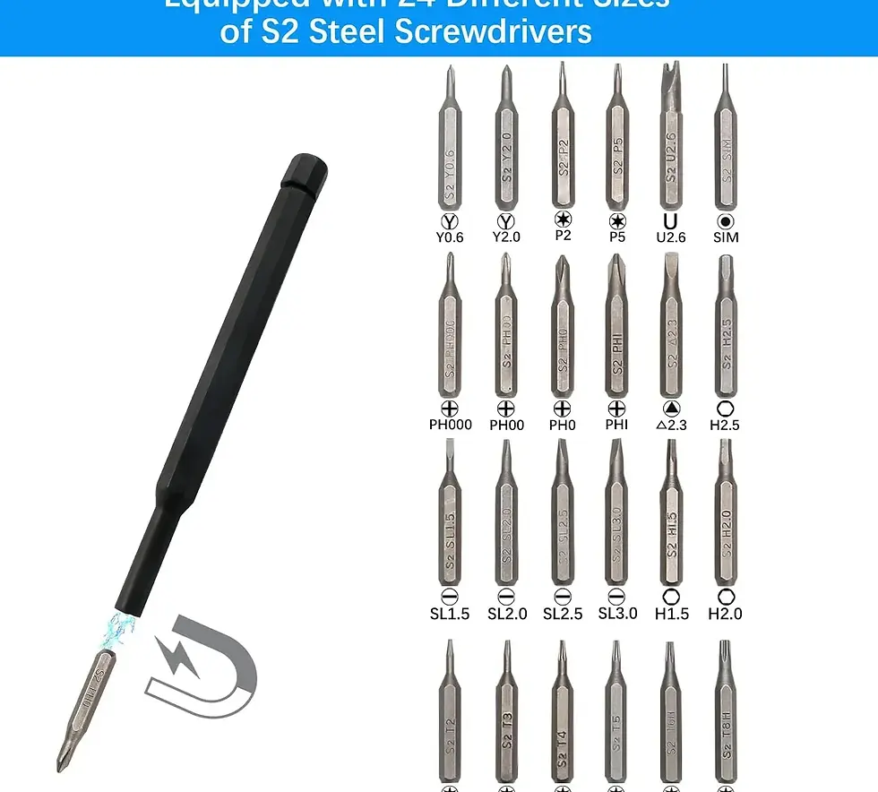 Thumbnail: Car 25 In 1 Precision Screwdriver Set Multifunctional Kit With Strong Magnet For