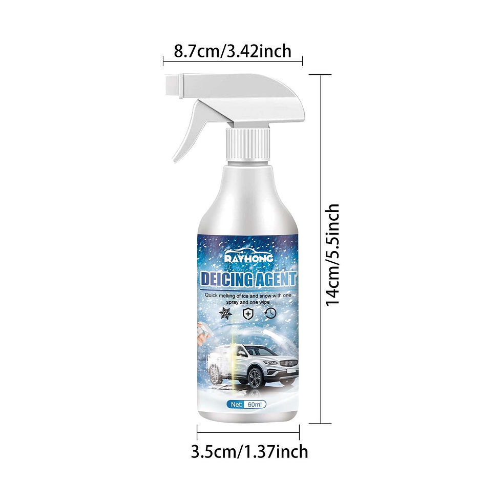 Thumbnail: Deicing and Snow Melting Agent, Ice Off Windshield Spray, Windshield, Winte..
