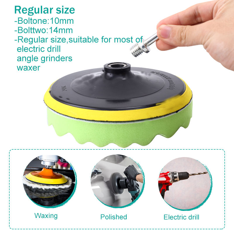 Thumbnail: 11pcs Polishing Pad For Car Polisher 3 Inch Polishing Circle Buffing Pad Tool Ki
