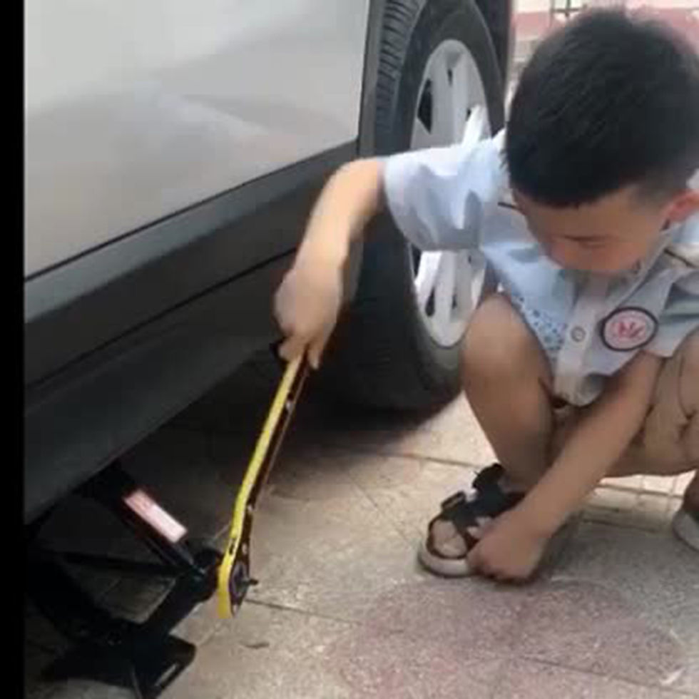 Thumbnail: Car Jack Wheel Wrench Long Handle Ratchet Wrench Car Repair Tool Universal Sciss