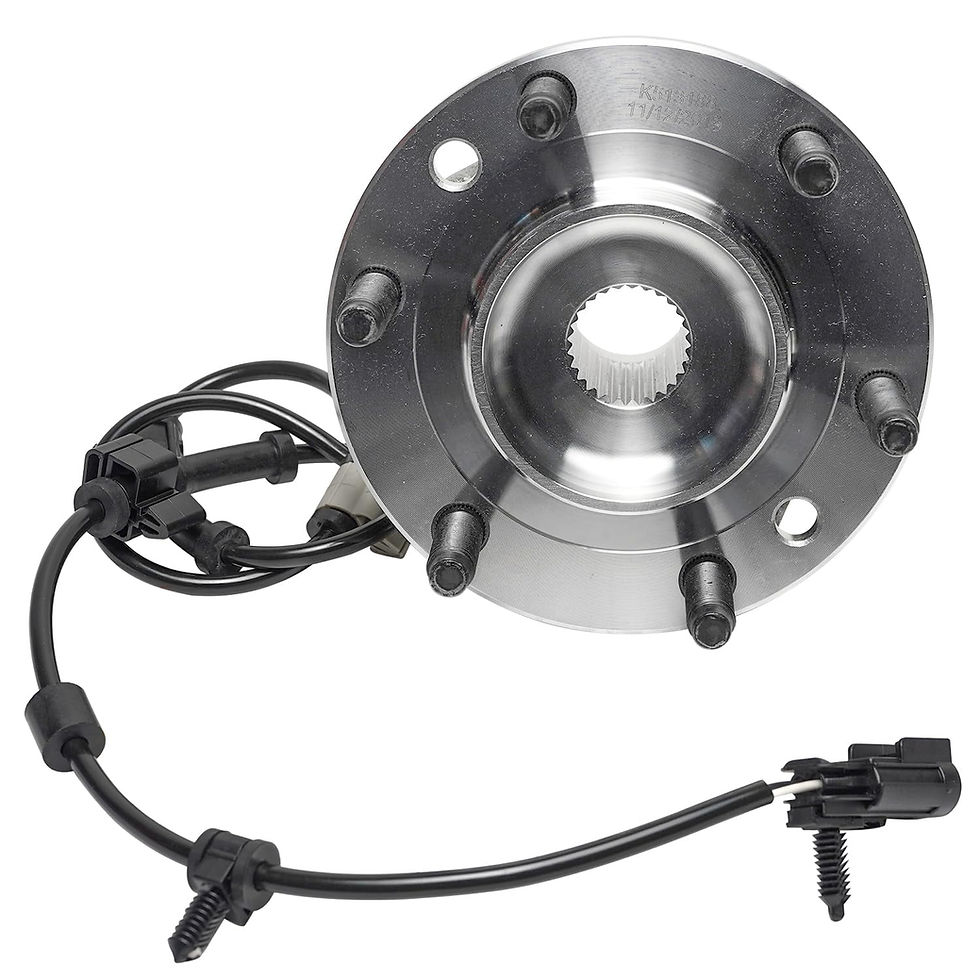 Thumbnail: Detroit Axle - 2 Front Wheel Bearing Hubs for Chevy Trailblazer EXT GMC Env..