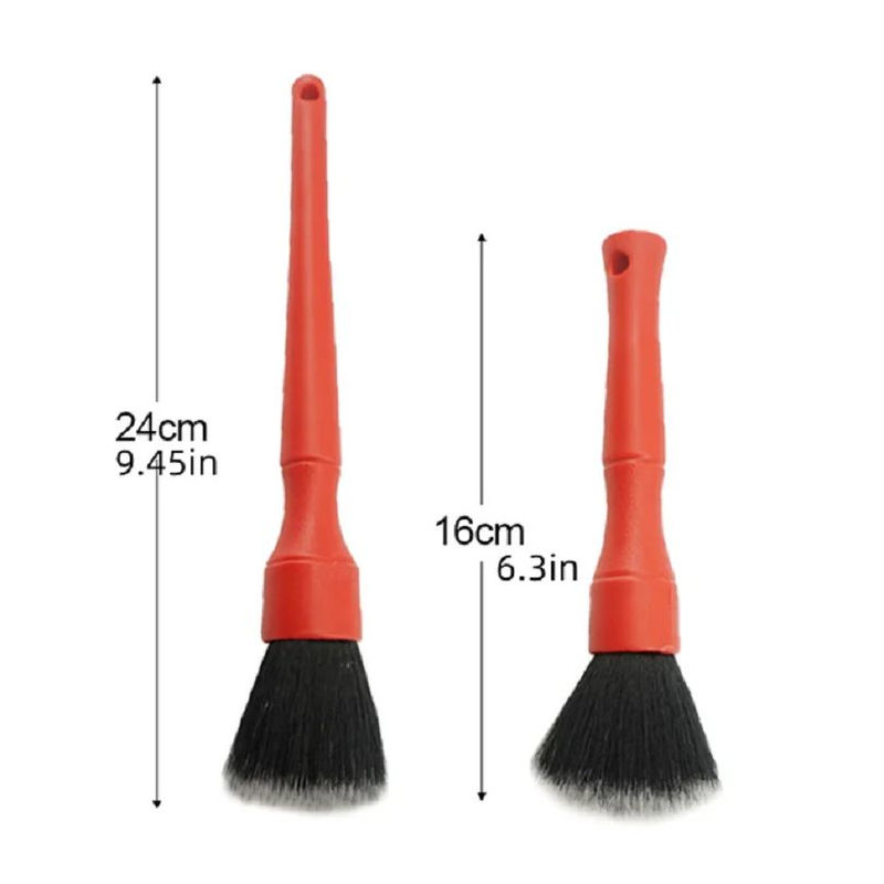 Thumbnail: 2 Pcs Car Interior Dust Sweeping Soft Brush Car Washing Tool Keyboard Gap Car Du