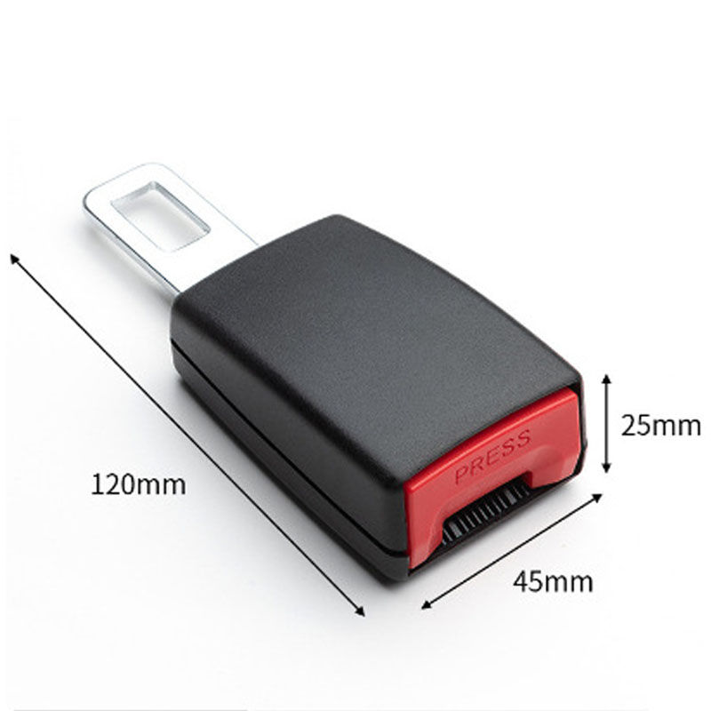 Thumbnail: 1Pc Car Seat Belt Clip Extender Safety Seatbelt Lock Buckle Plug Thick Insert So