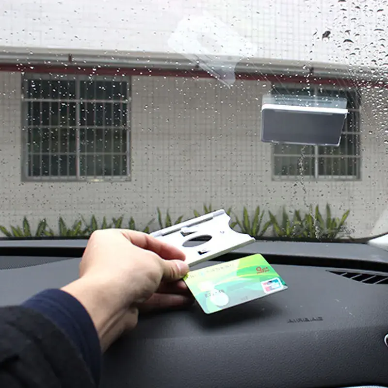 Thumbnail: 1pcs Car Organization Card Sleeve for Windshield Glass Tag Durable ID IC Card Ho