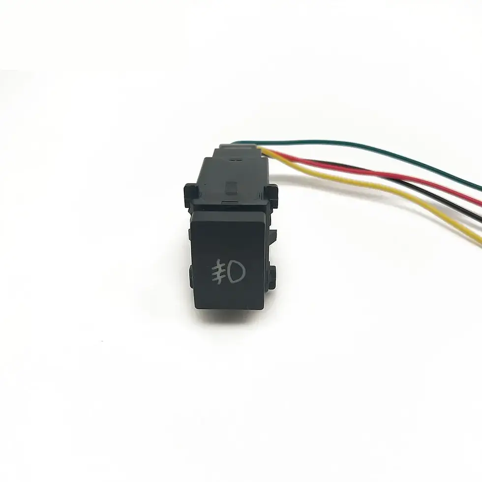 Thumbnail: Car LED Front Rear Fog Fan Front rear headlights Switch Button with Connecting W