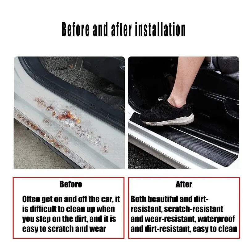 Thumbnail: Car Door Threshold Protective Decals Trunk Strip for Mitsubishi Eclipse Cross Lo
