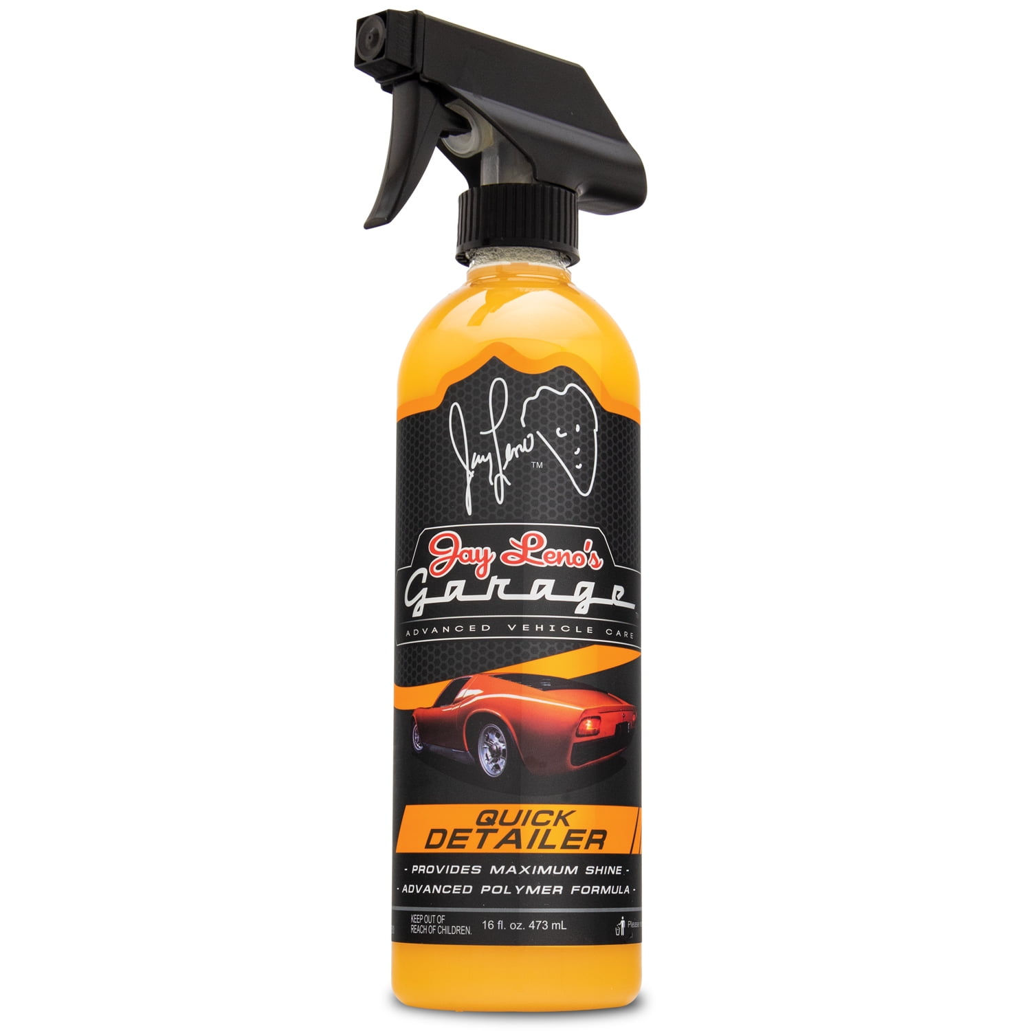 Jay Leno's Garage Quick Detailer (16 oz) - Clean & Enhances Cars Color, Dep..
