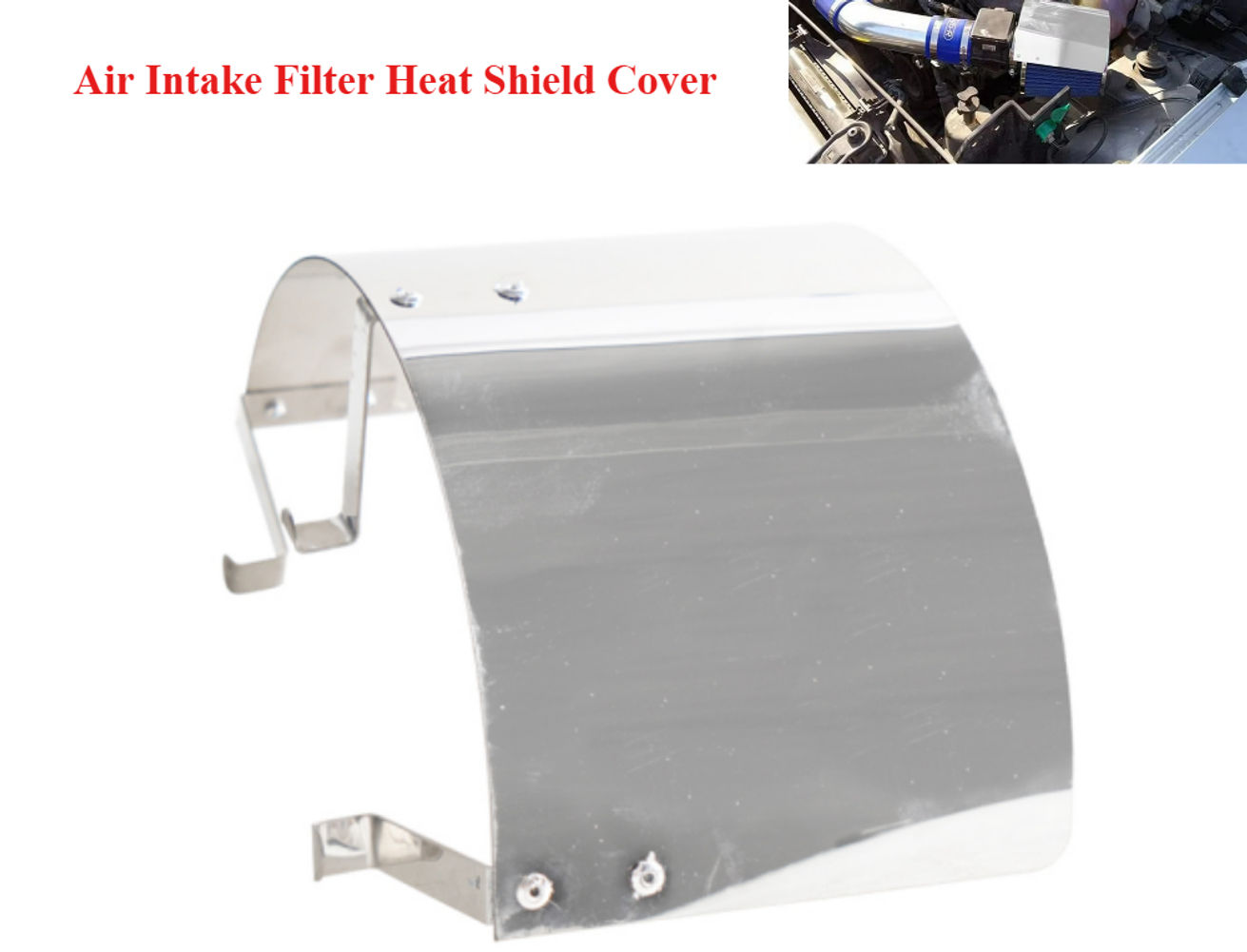 Air Intake Filter Heat Shield Cover Fits for Cone or Cylinder Shape Air Intake w