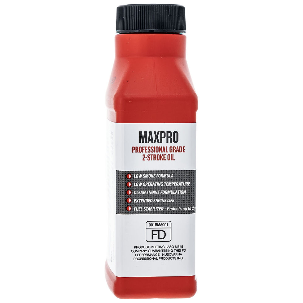 Thumbnail: 6.4oz Bottles of RedMax Synthetic 2 Stroke Cycle Oil w/ Fuel Stabilizer 6 P..