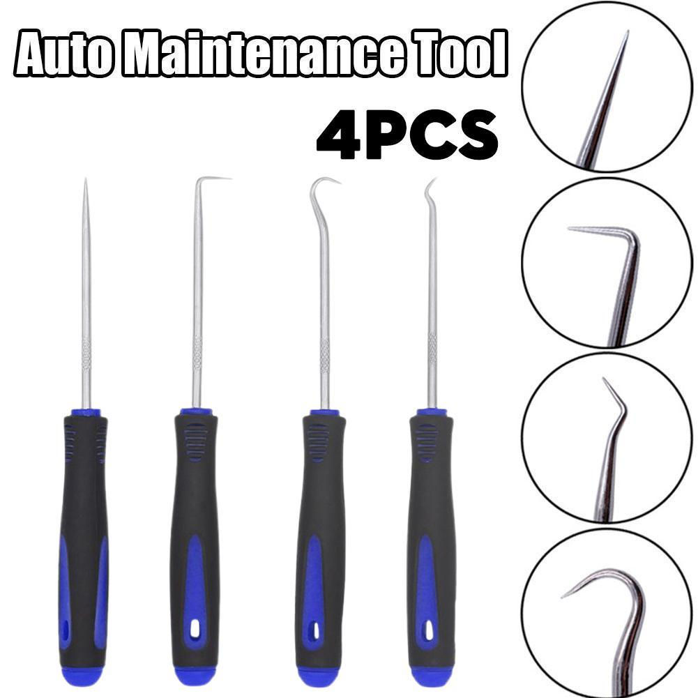 4Pcs Car Vehicle Oil Seal Screwdrivers Pick And Hook Set For Oil Seal Screwdrive