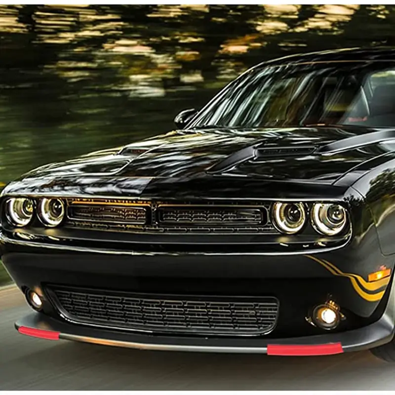 Thumbnail: 2Pcs Front Bumper Splitter Protector Lip Spoiler Diffuser Guard Cover For Dodge