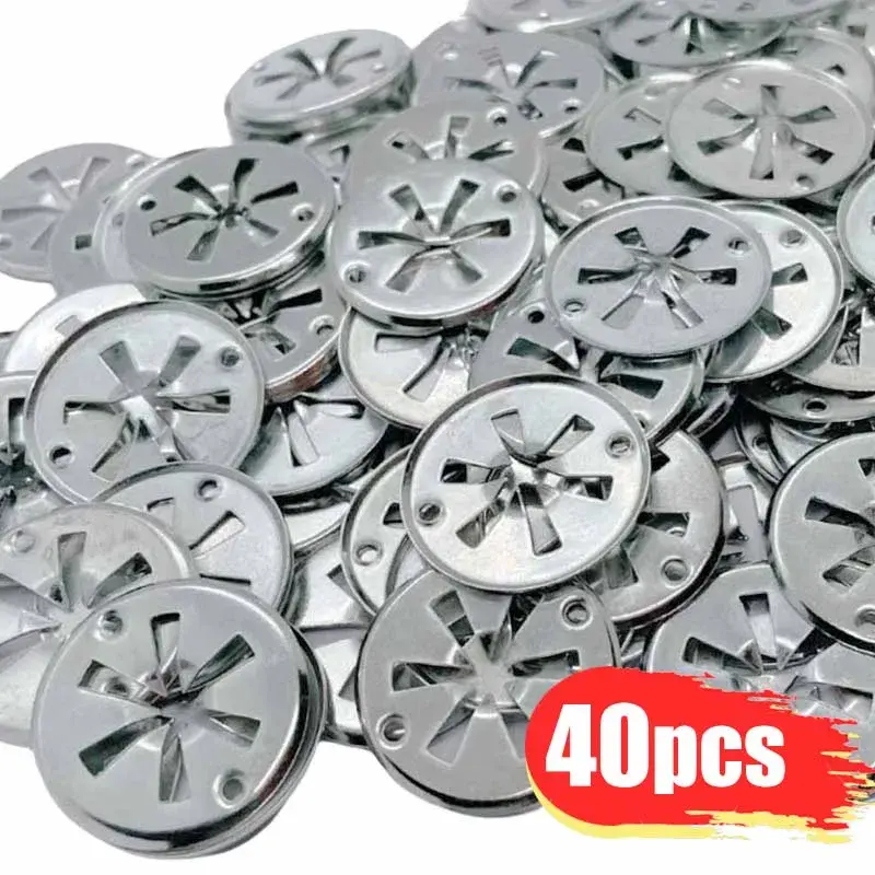 Car Seat Metal Clamping Plate Washer Cover Mounting Clips Heat Shield Insulation