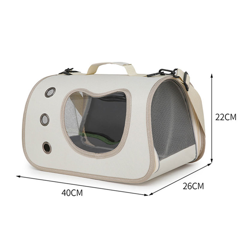 Thumbnail: Portable Pet Carrier – Foldable Breathable Shoulder Bag for Cats and Small Dogs 