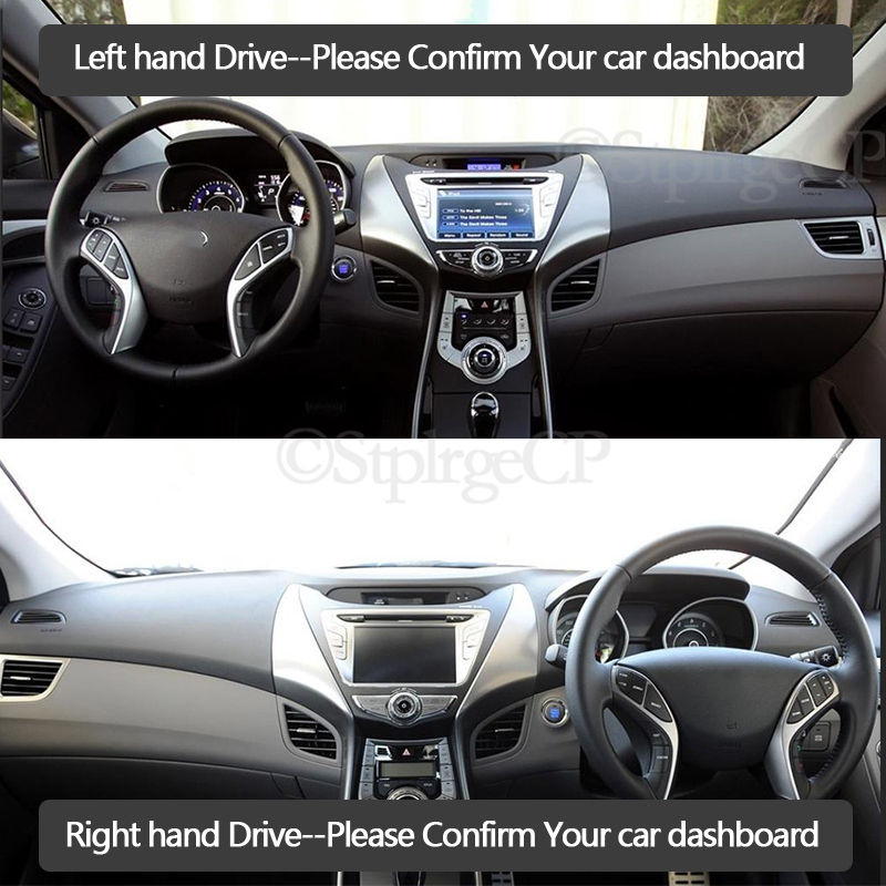 Thumbnail: For Hyundai Elantra 2011 2012 2013 2014 2015 MD UD Avante Anti-Slip Mat Dashboar