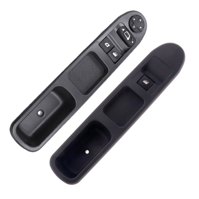 Thumbnail: 2Pcs Driver Side + Passenger Side Electric Power Window Control Switch for Peuge