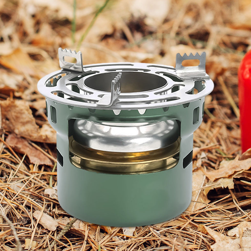 Thumbnail: Camping Gear and Accessories Alcohol Stove Metal Stable Ultralight Compact Alcoh