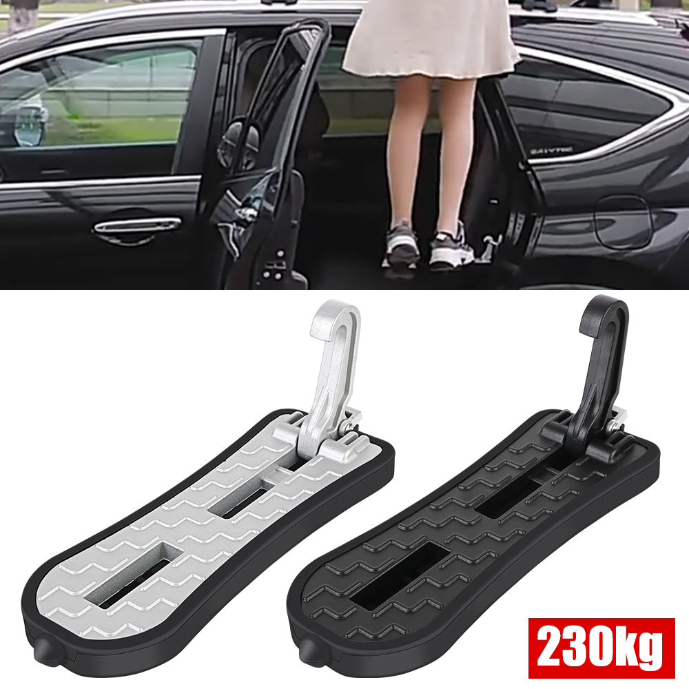230kg Loading Car Door Pedal Roof Rack Latch Hook Holder Foot Step Pedal Extende