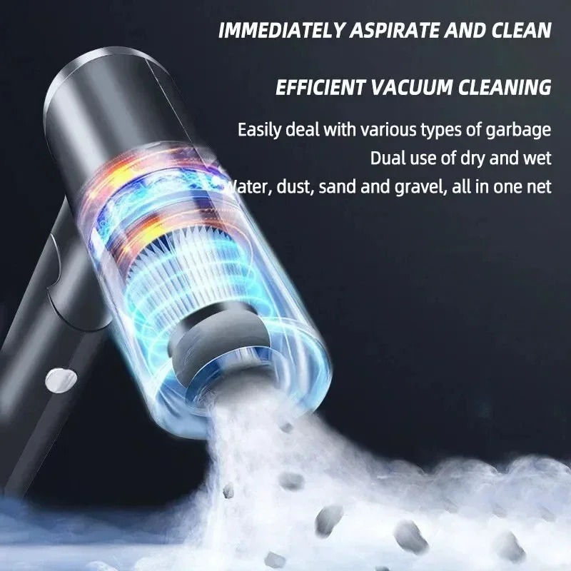 Thumbnail: Portable Wireless Car Vacuum Cleaner Wireless Vacuum Cleaner Dual Use for Home a