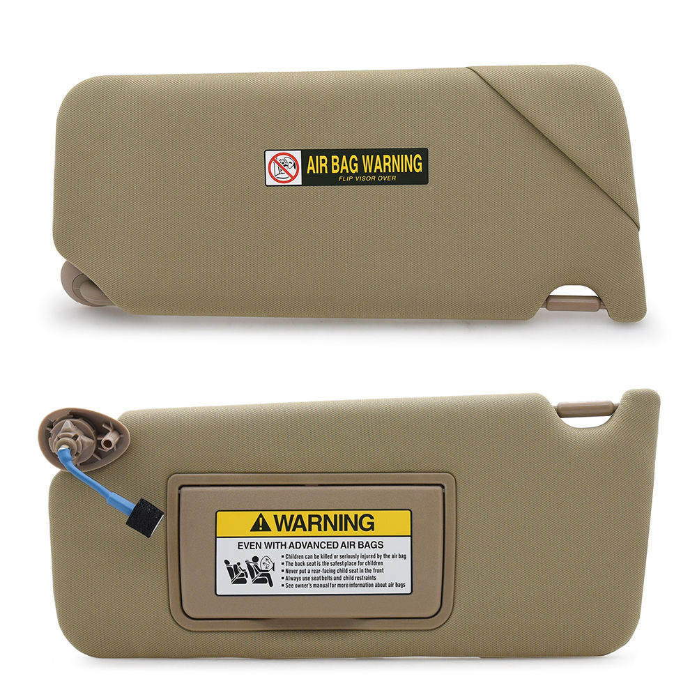 Beige Sunvisor Left Right Side Driver Passenger Side Car Sun Visor Shade For Hon