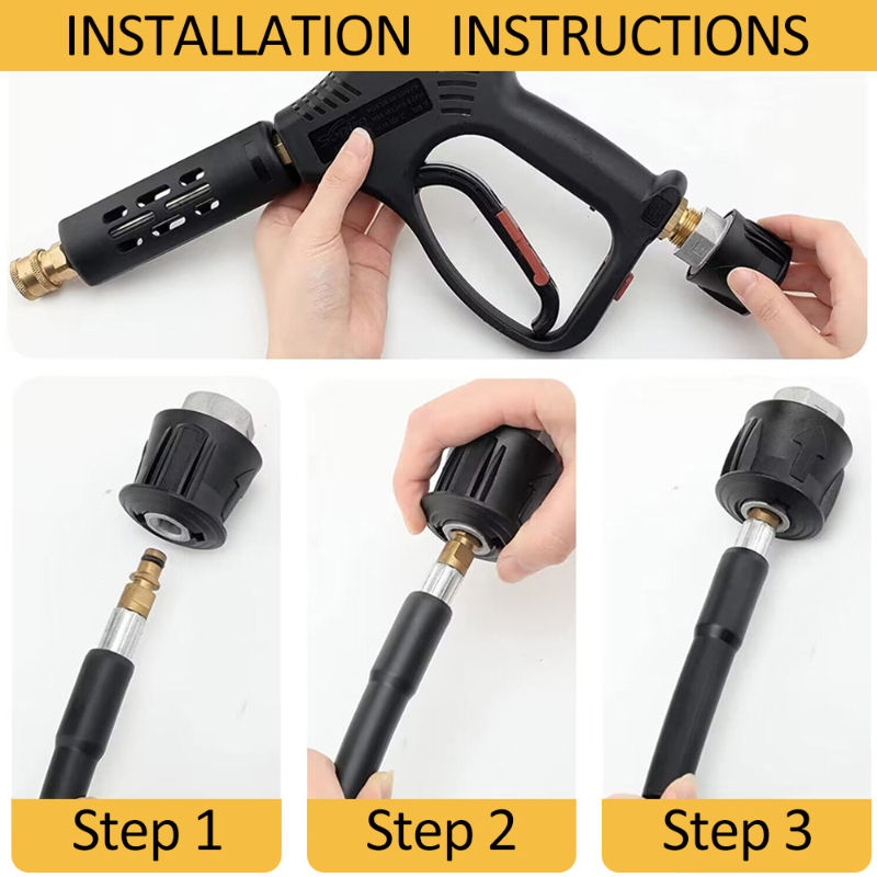 Thumbnail: for Karcher /Bosch/Nilfisk/Lavor High Pressure Hose Adapter Connect Car Washer O