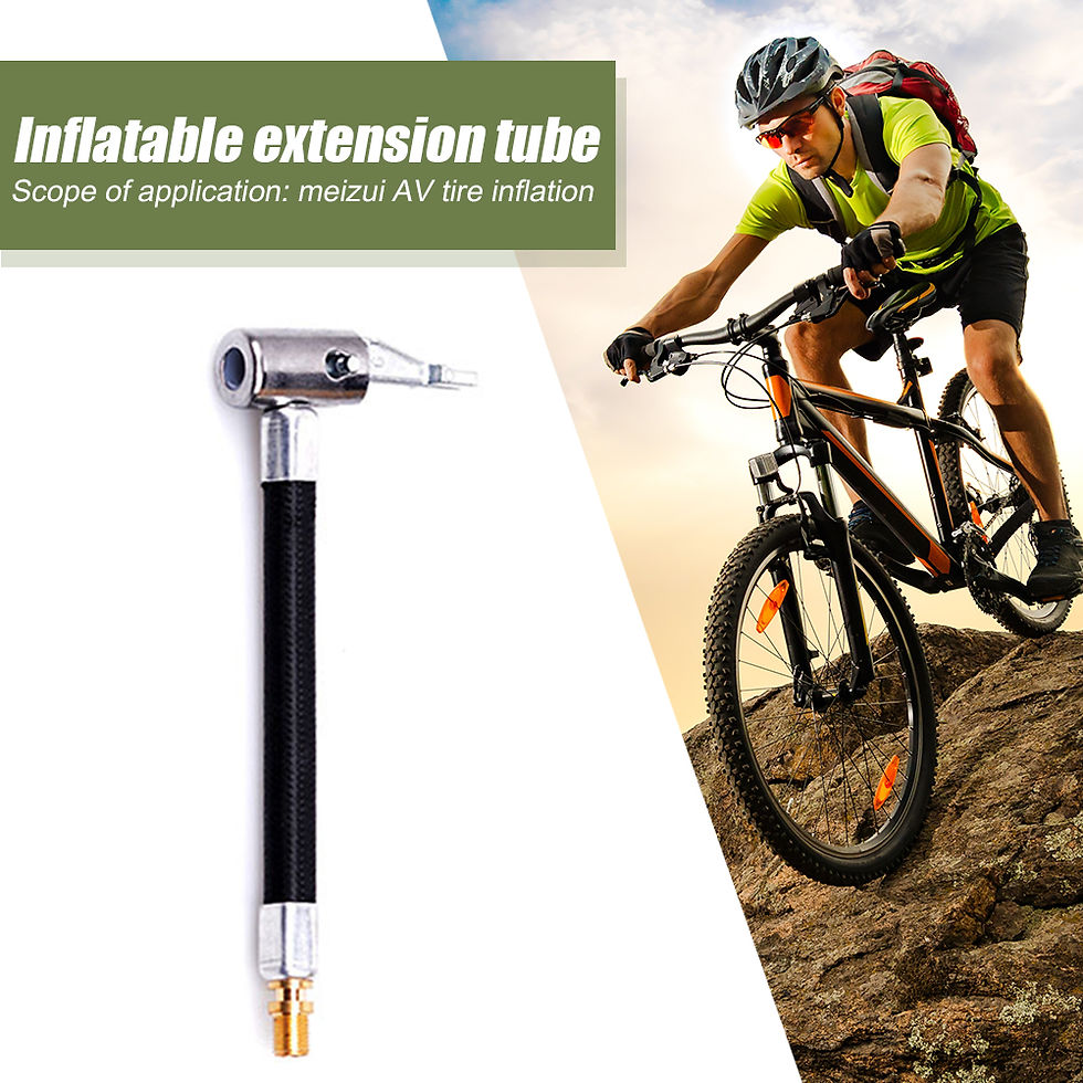 Thumbnail: Car Tire Inflator Hose Inflatable Air Pump Extension Tube Adapter Car Tire Valve