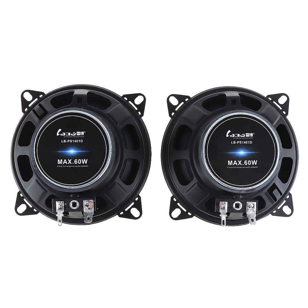 Thumbnail: 2pcs 2 Way 4 Inch 60W Full Range Frequency Car Audio Stereo Speaker, 2x60W Full