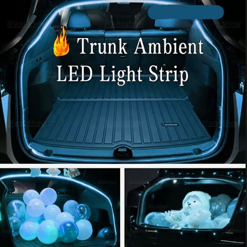 Thumbnail: Car Trunk LED Strip Lights for The Interior Decoration of The Vehicle, Featuring
