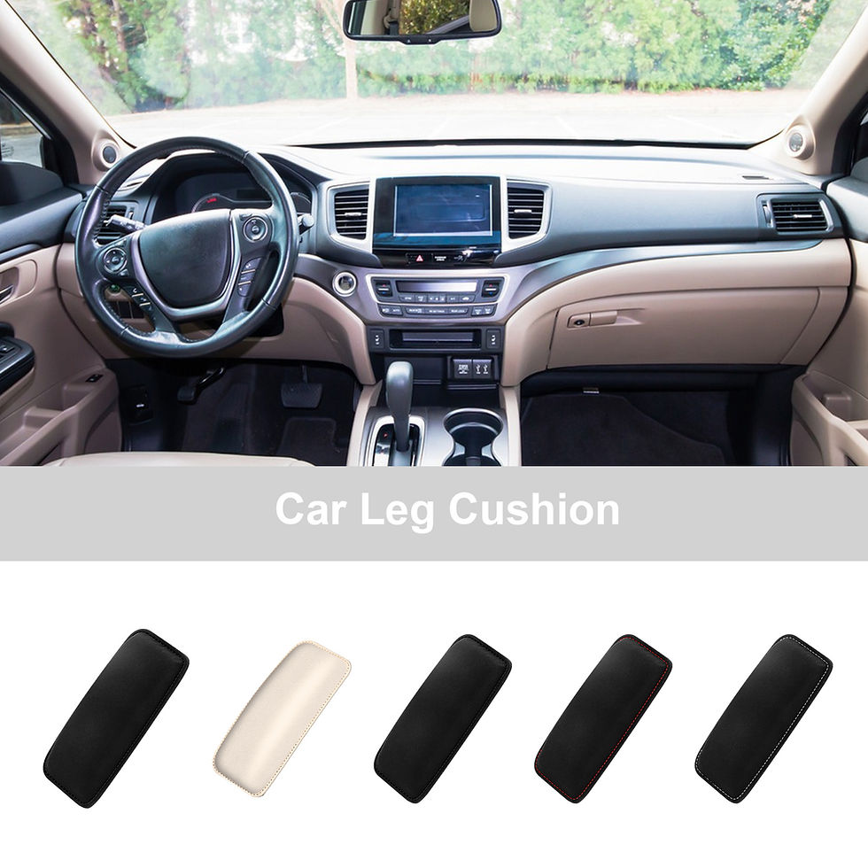 Thumbnail: Car Knee Cushion Soft Elbow Pad Pillow Auto Console Leg Cushion Exquisite Automo