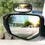 Thumbnail: On HD Glass Car Rearview Mirror Auxiliary Adjustable Rotation Parking Aid Mirror