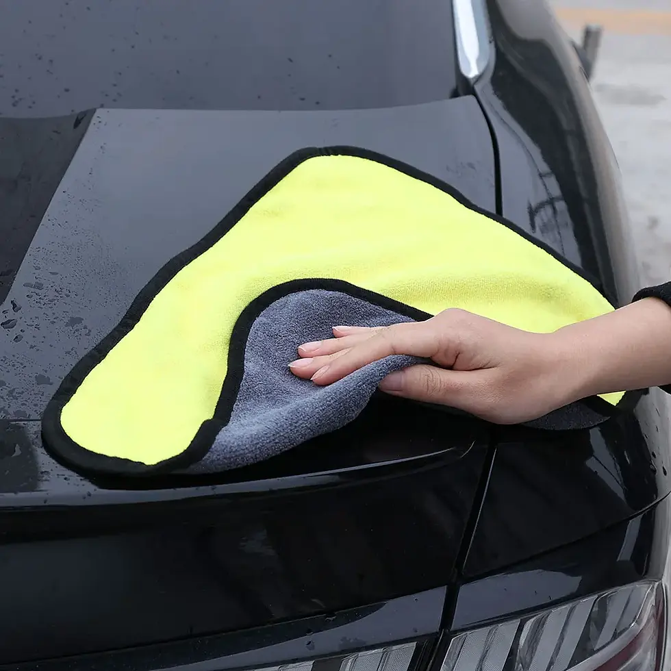 Thumbnail: Car Cleaning Cloths Professional Detailing Hot Microfiber Cleaning Towel Car Dry