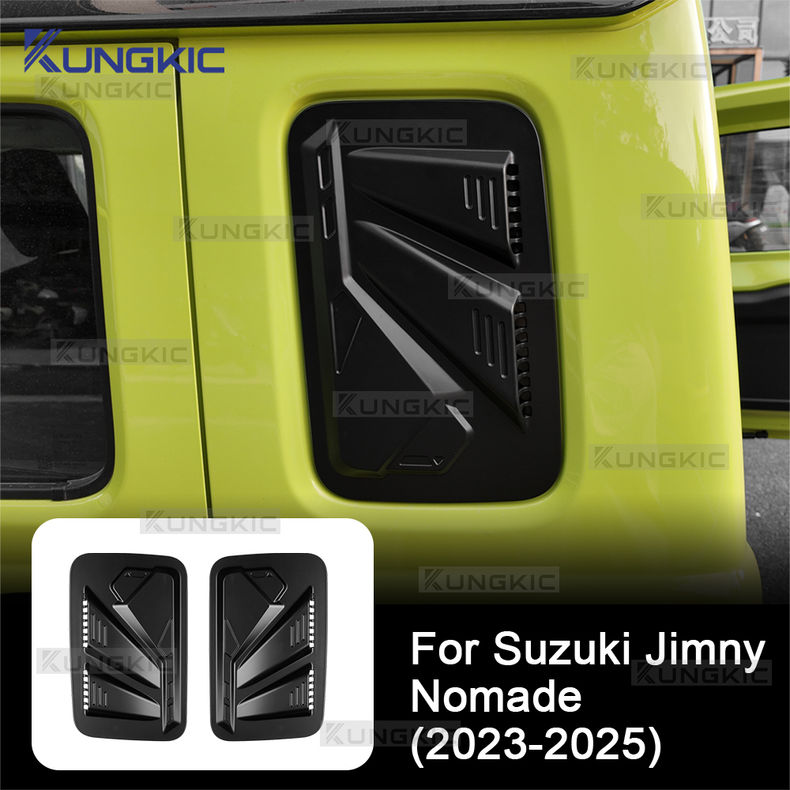 For Suzuki Jimny Nomade 2023 2024 2025 Venetian Blinds Matte Black LHD RHD Rear