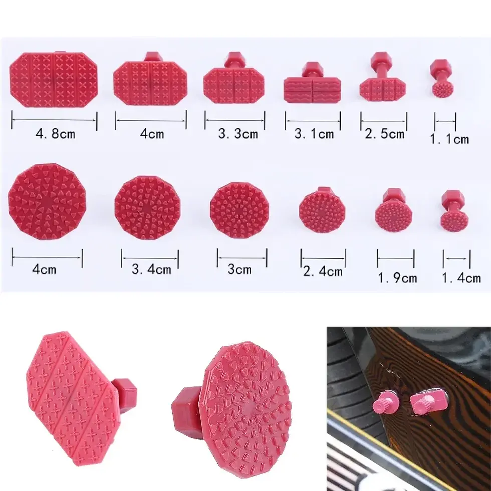 Thumbnail: 60/90/120Pcs New Glue Pulling Tabs Car Body Dent Removal Pulling Tabs Paintless