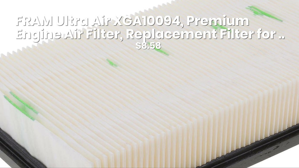 Thumbnail: FRAM Ultra Air XGA10094, Premium Engine Air Filter, Replacement Filter for ..