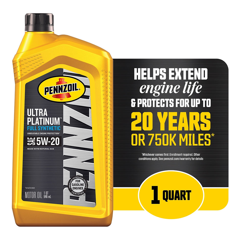 Thumbnail: Pennzoil Ultra Platinum Full Synthetic 5W-20 Motor Oil 1 Quart