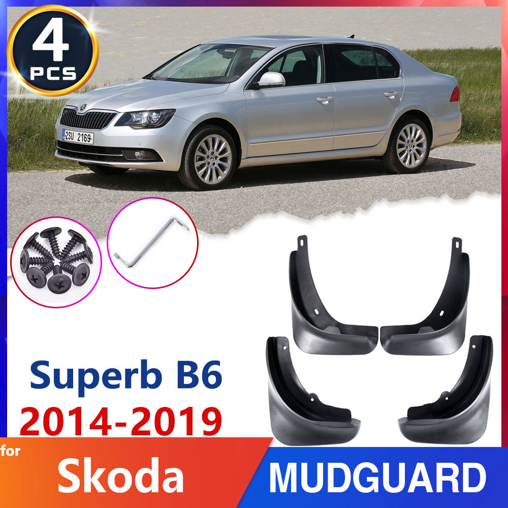 Car Mud Flaps Tire Fender for Skoda Superb B6 2 MK2 3T 2009~2015 2010 2012 2013