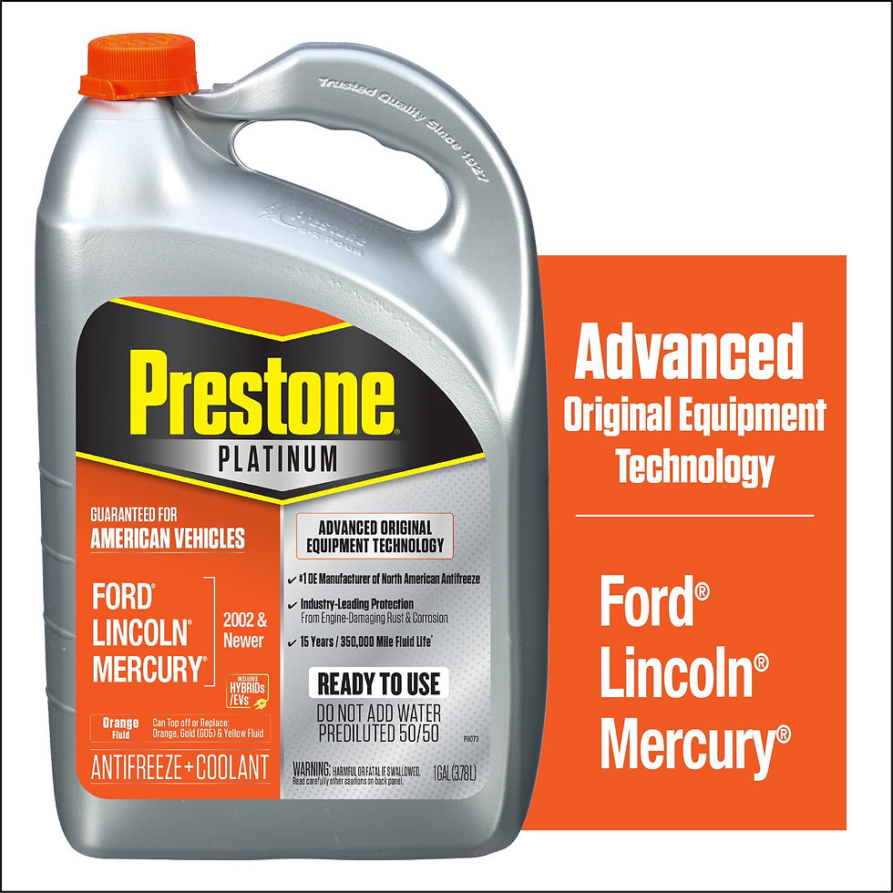 Prestone Platinum American Orange Antifreeze & Coolant Prediluted 50/50 1