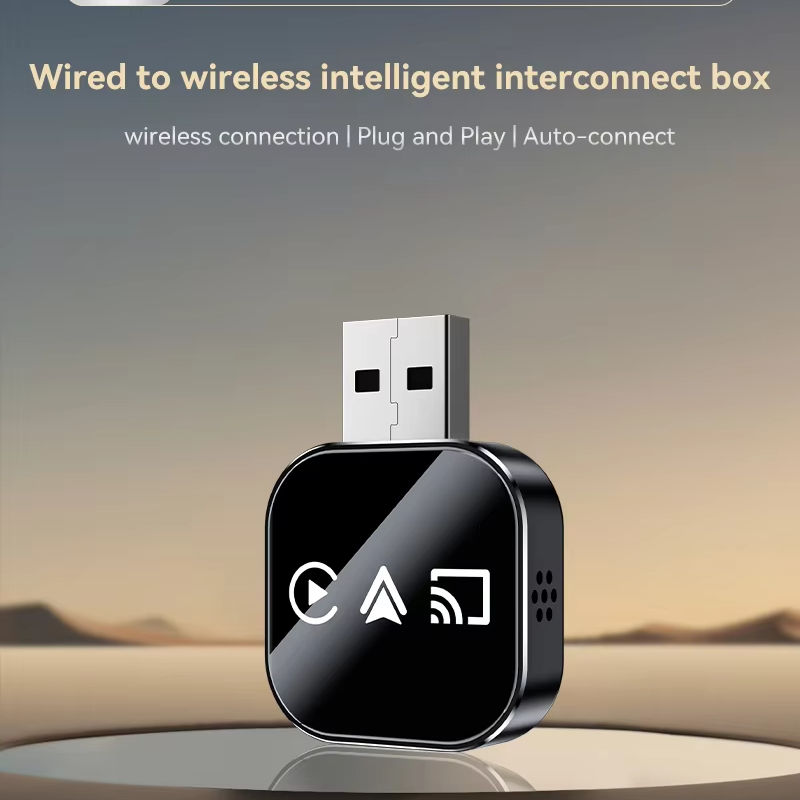 Thumbnail: 3 in 1 Carplay Adapter Wireless Android Auto AIBox for OEM Wired Carplay Screen