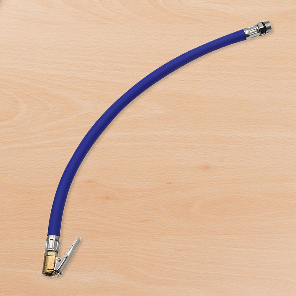 Thumbnail: Car Tyre Inflator Chuck Tube Portable Tire Inflation Extension Tube Flexible Tir