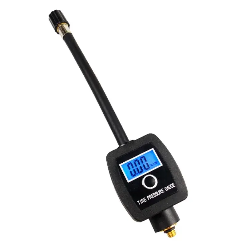 Thumbnail: LCD Digital Tire Pressure Gauge 0-150PSI Car Tyre Air Pressure For Motorcycle Ca