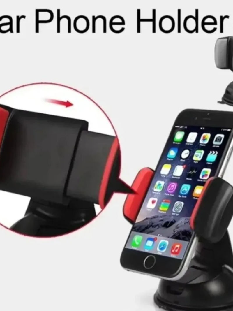 Strong Suction Cup Car Phone Holder Mount 360° Rotatable Adjustable Universal fo
