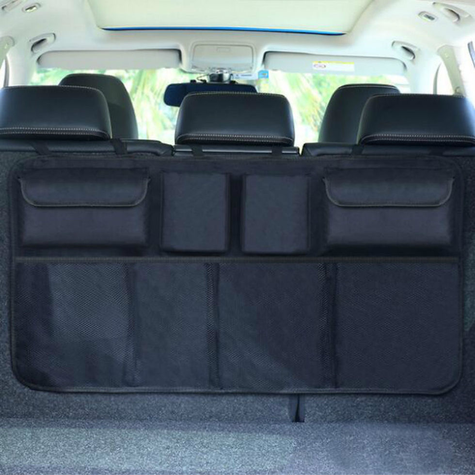 Thumbnail: Auto Storage Organizer Car Trunk Bag Universal Large Capacity Backseat Storage B