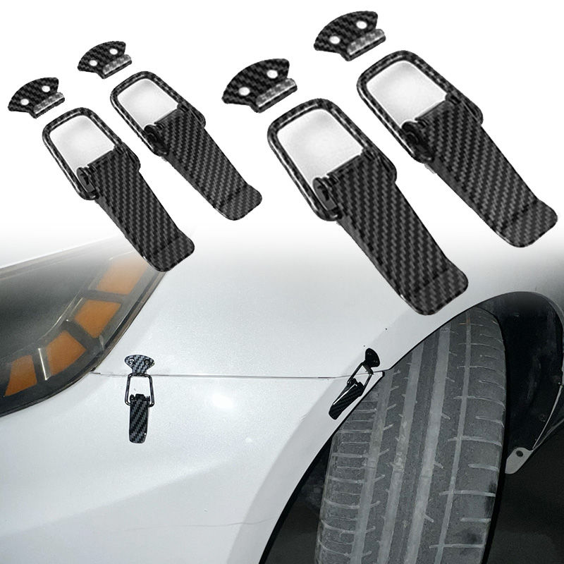 Universal Cars Accessaries 2Pcs Fastener Clip Alloy Mount Hood Pin Bonnet Lock K
