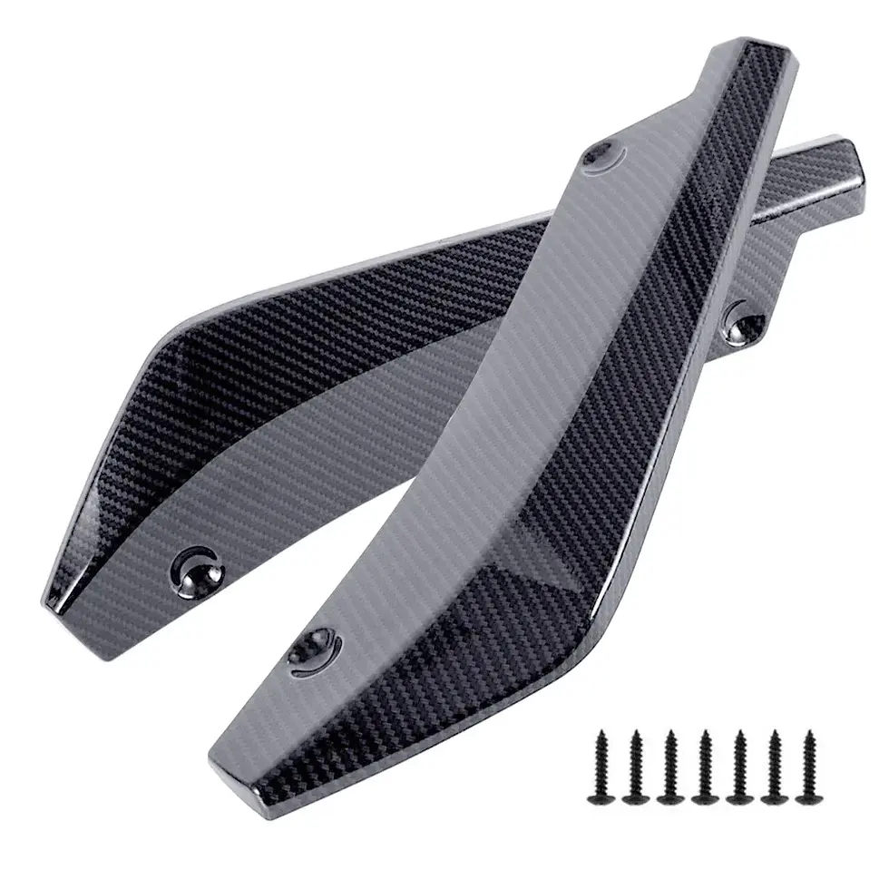 Thumbnail: Universal Car Front Rear Bumper Strip Lip Spoiler Diffuser Splitter Scratch Prot
