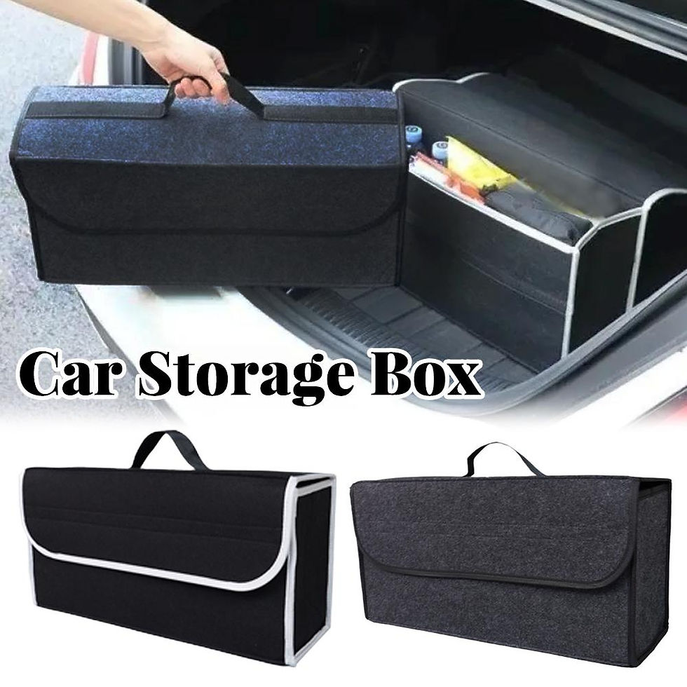 Thumbnail: Car Felt Storage Box Dark Gray Enlarged Thickened Soft Felt Universal Foldable T